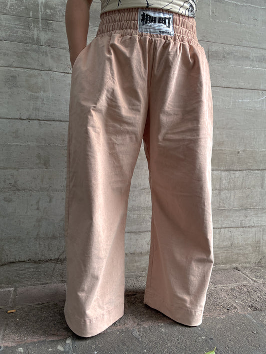 Peach Corduroy Tanamachi pants