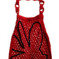 Tote Bag Knitted Red
